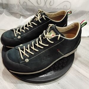 Dolomite 54 Men's Blue Suede Casual Shoes With Vibram Sole Trail Hiking SIZE 10